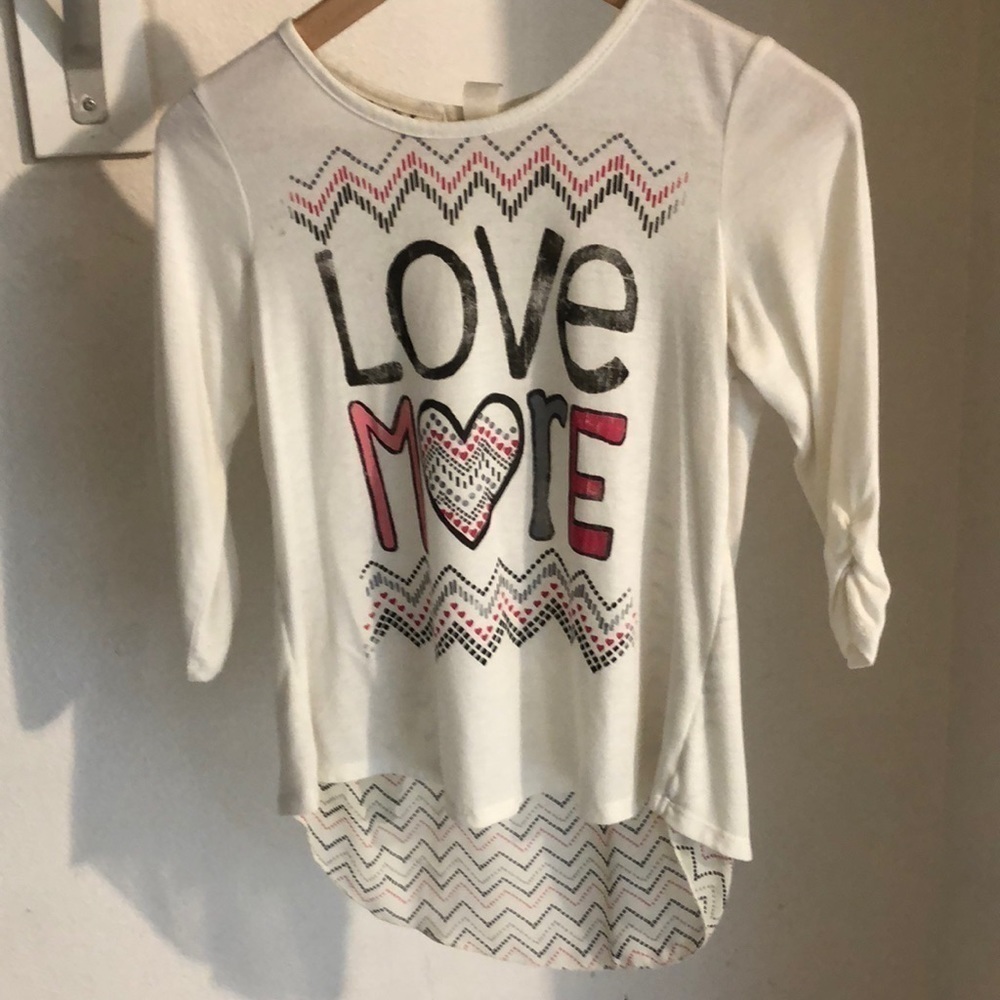 4/$20 Self Esteem Top Size X-Large “Love More”